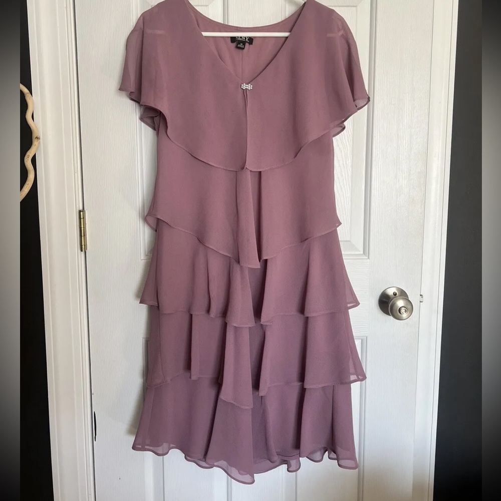DLNU Purple Midi Dress